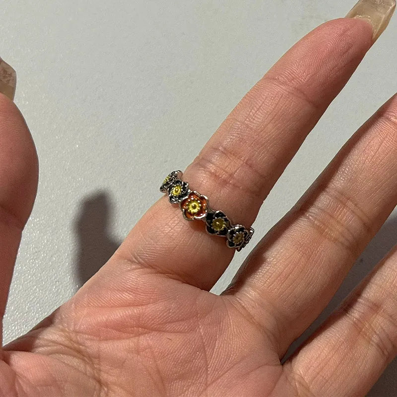 Pierścionek kwiatki